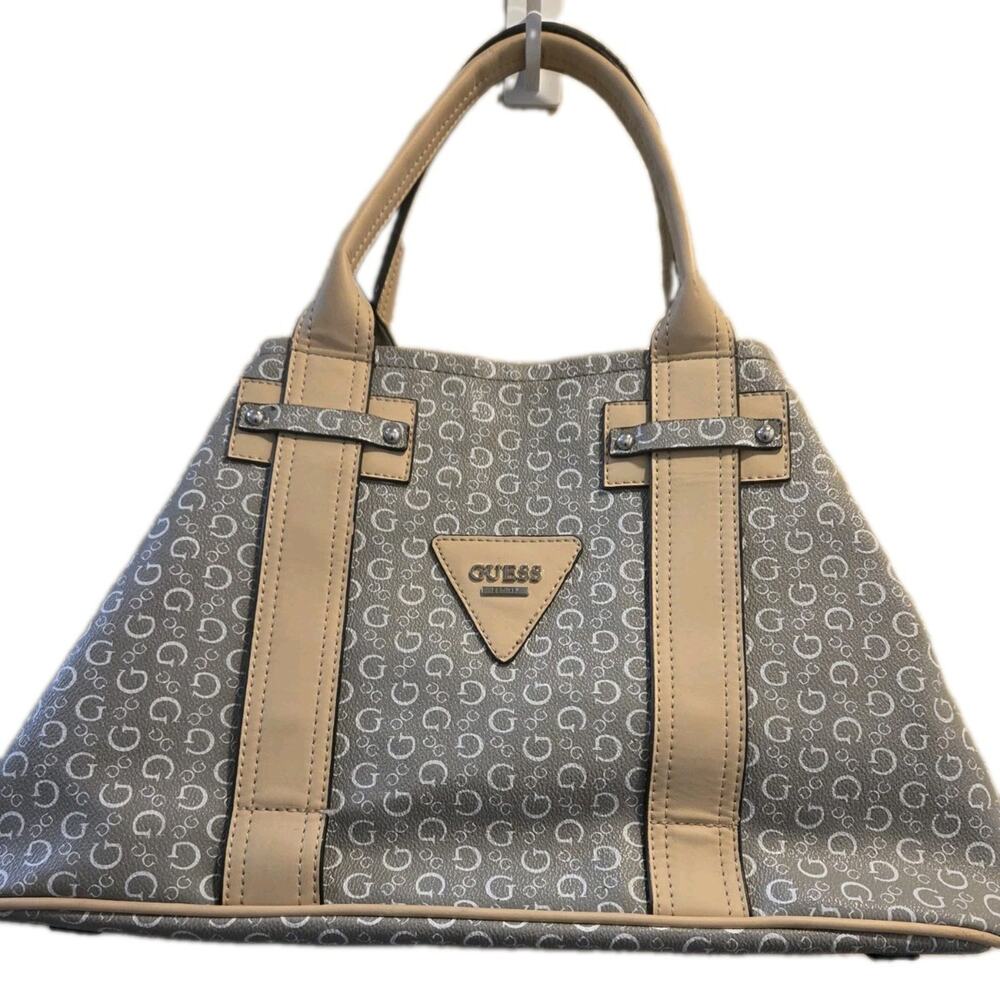 Guess Convertible Monogram handbag.